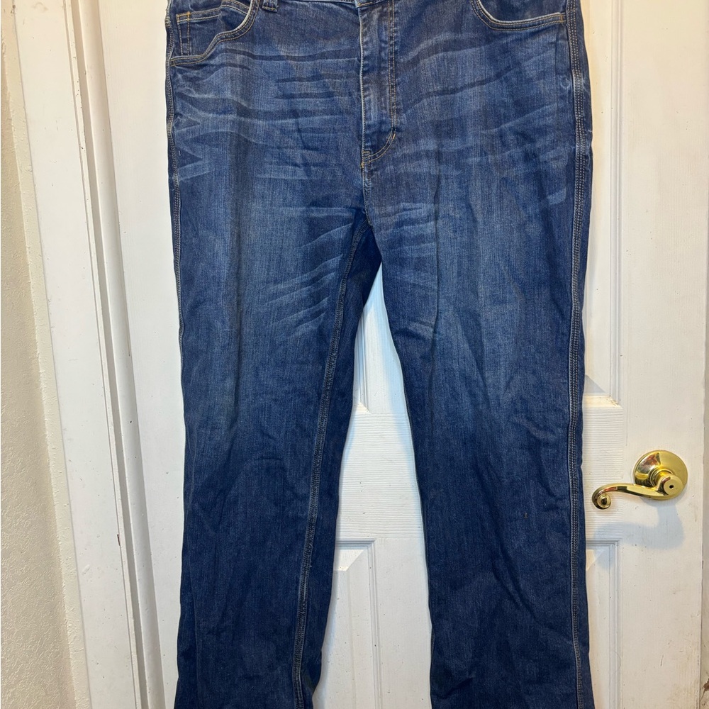 Wolverine Flame Resistant Men's Relaxed Fit Blue Jeans 40x30